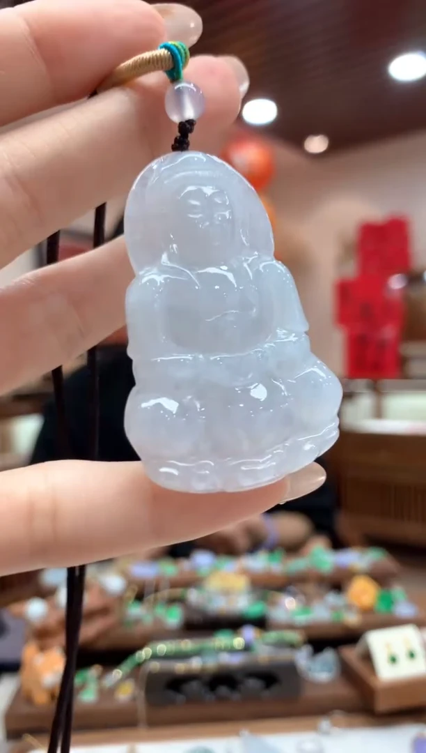 【闪购商品】翡翠吊坠(不含链)未镶嵌观音