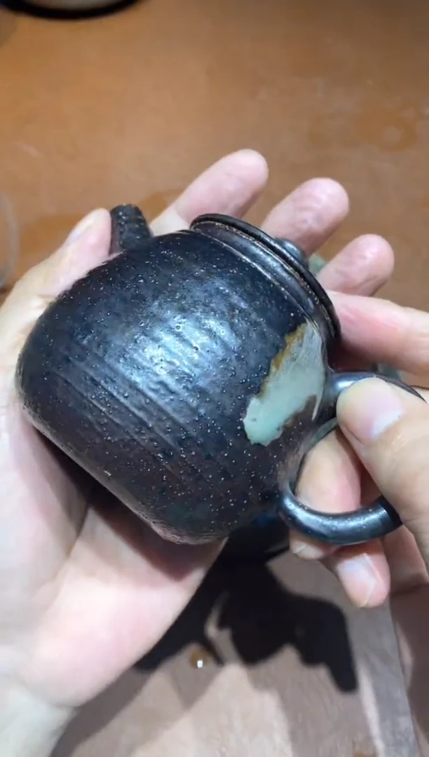 烨**汐奢瓷/瑞寅柴烧茶器（壶）037