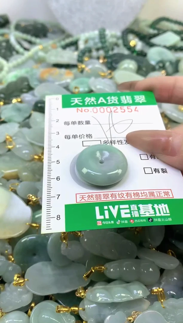 颈饰未镶嵌翡翠天然A货翡翠
