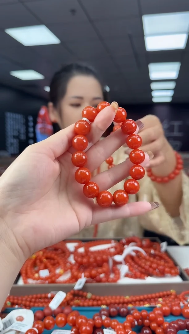未镶嵌珠串南红玛瑙多样发其一/13/HS9992272