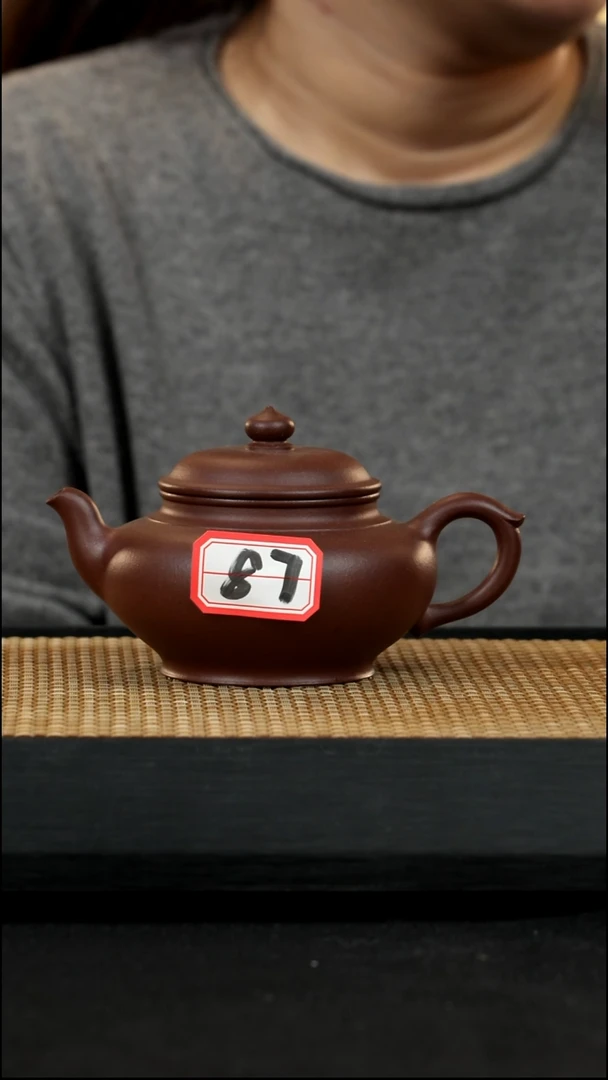 宜兴紫砂壶87扁樱