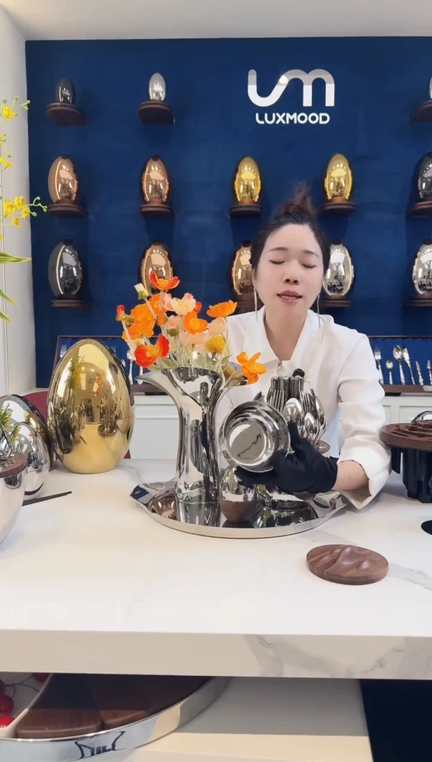 不锈钢luxmood山丘置物盒大号