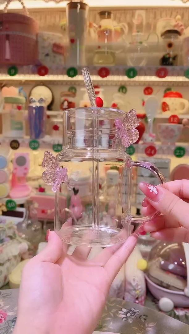 手柄吸管杯——手工制作品质好！