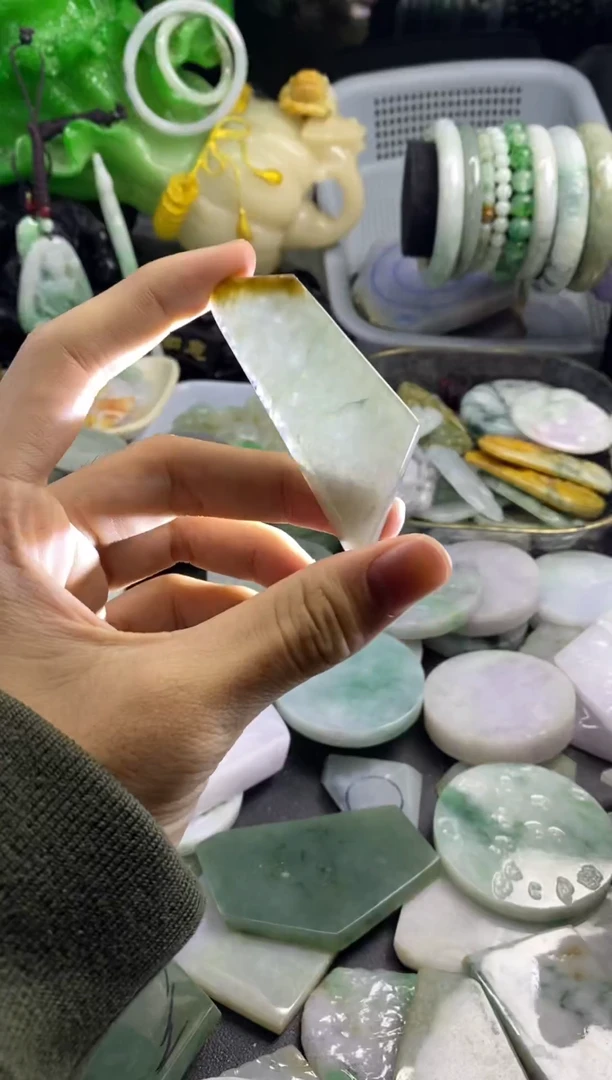 散珠翡翠A货翡翠8