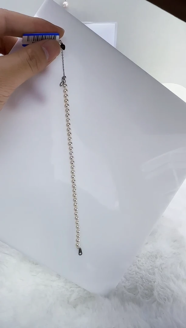 银S925镶嵌淡水珍珠DA b632 手链4