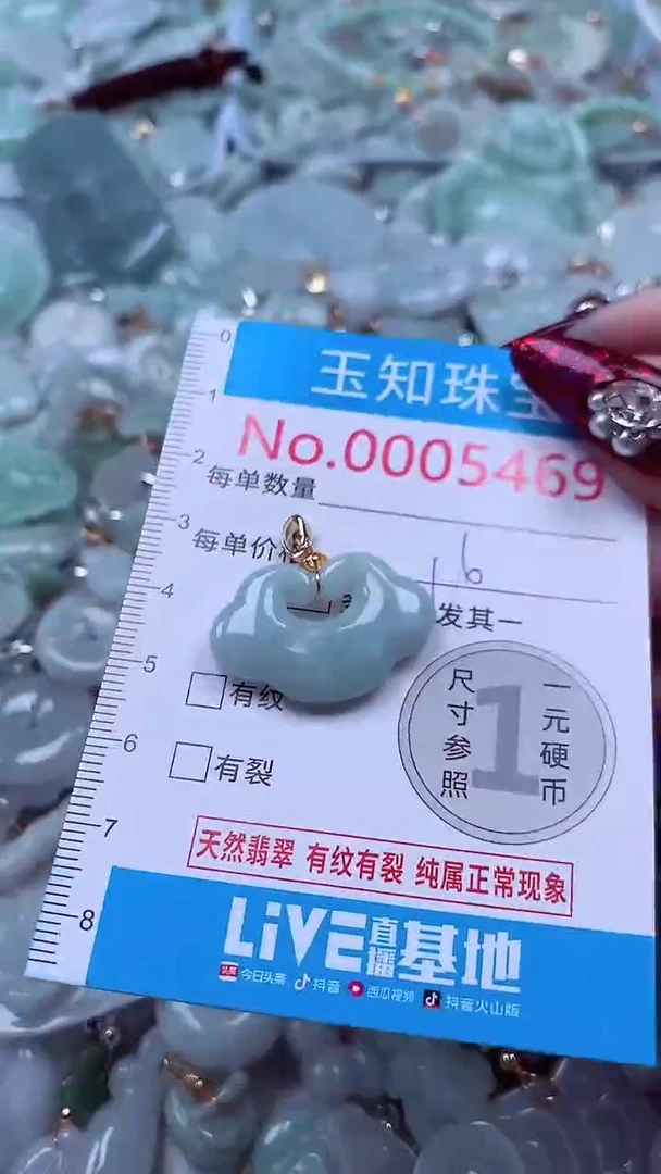 吊坠(不含链)未镶嵌翡翠5469