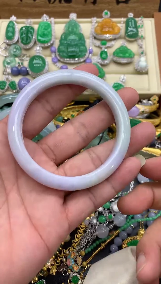 翡翠手镯未镶嵌537-中国好珍宝