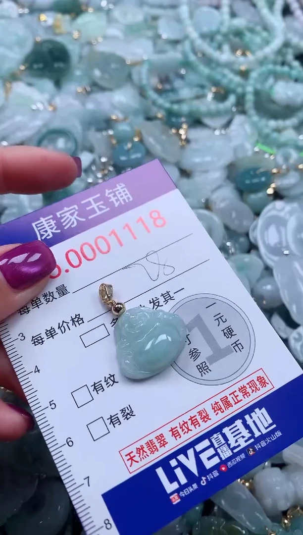 颈饰未镶嵌翡翠1118