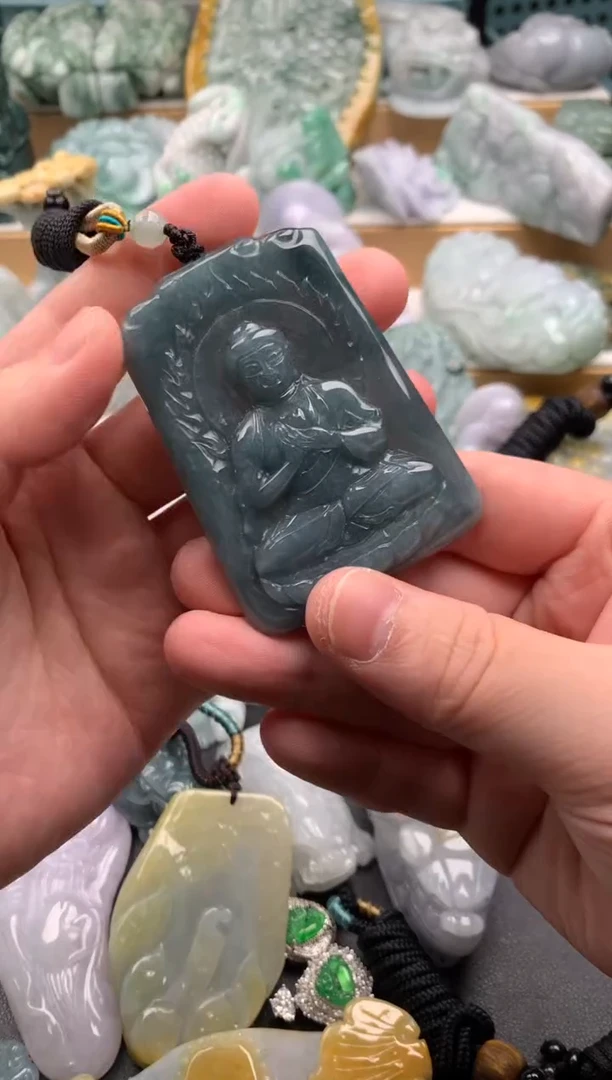 吊坠(不含链)未镶嵌翡翠1