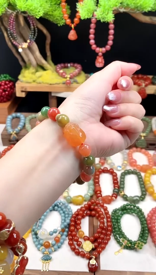 未镶嵌玛瑙手饰多宝貔貅10mm