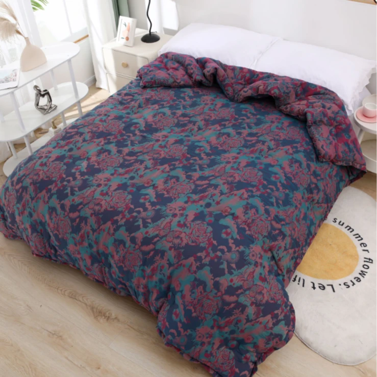 【渐变蝴蝶-三件套】轻奢浮雕织花工艺款四季床单枕套亲肤床品