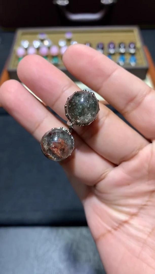 未镶嵌戒指烟晶w28【多样性发其一】