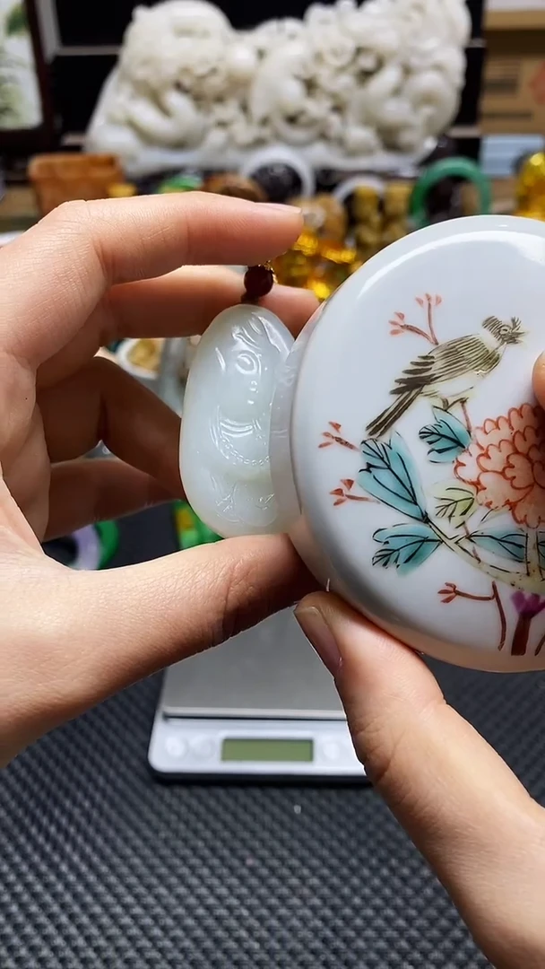 【闪购商品】瓷片瓷片瓷器 摆件1个