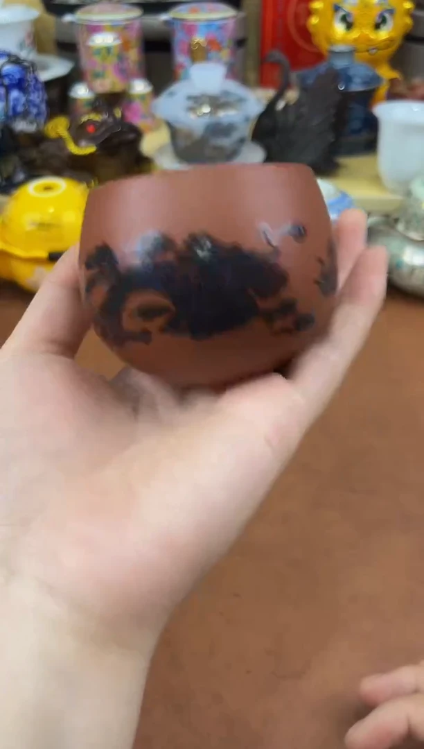 陶瓷茶具摆件旅行套组