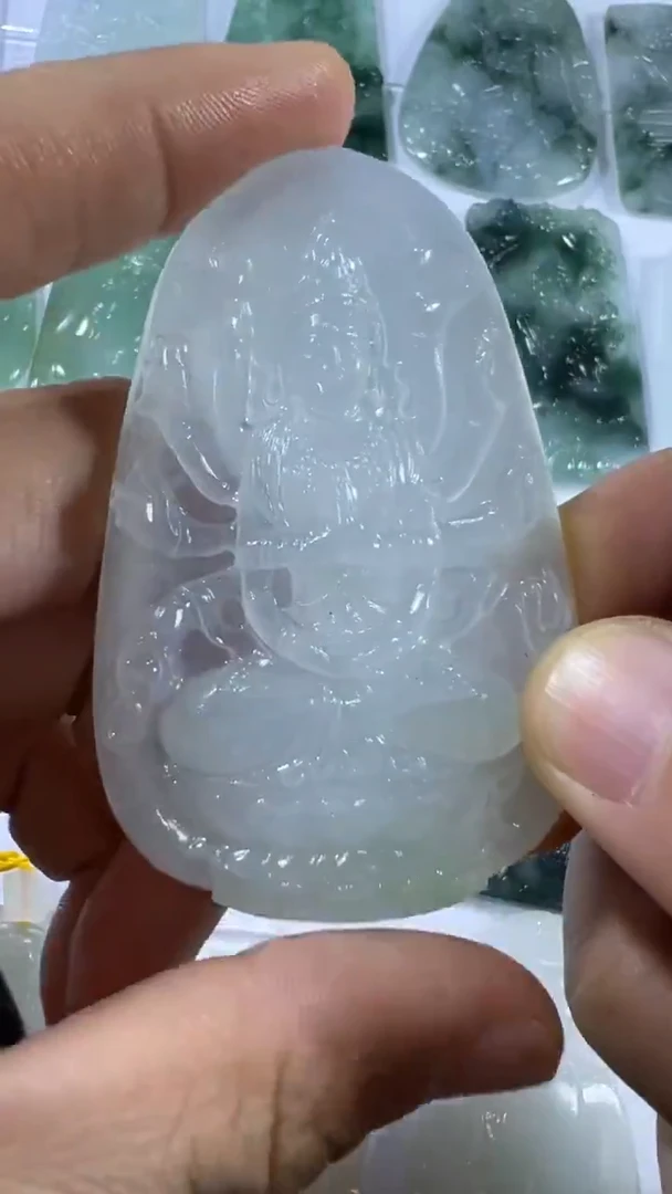 未镶嵌定制翡翠千手