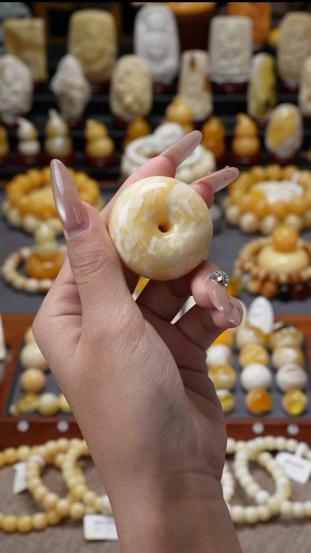 手链琥珀未镶嵌原矿天然琥珀蜜蜡