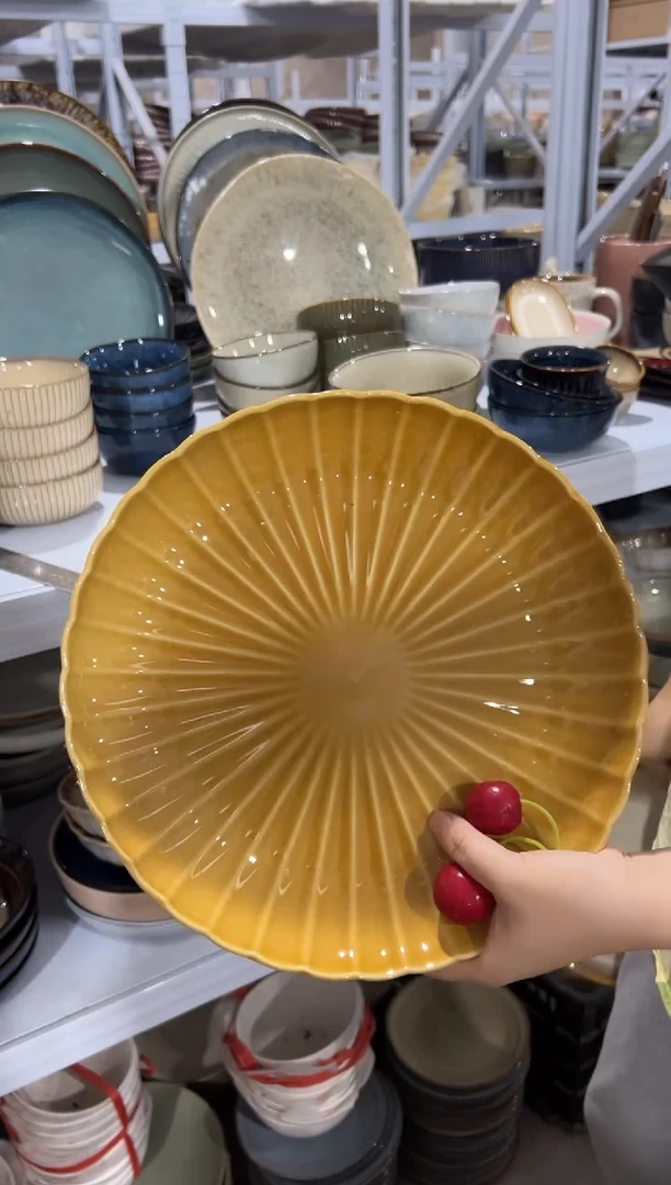 陶瓷外贸尾货瑕疵满20包邮X 大盘