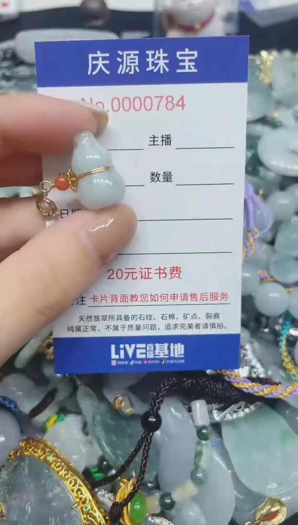 翡翠未镶嵌颈饰002