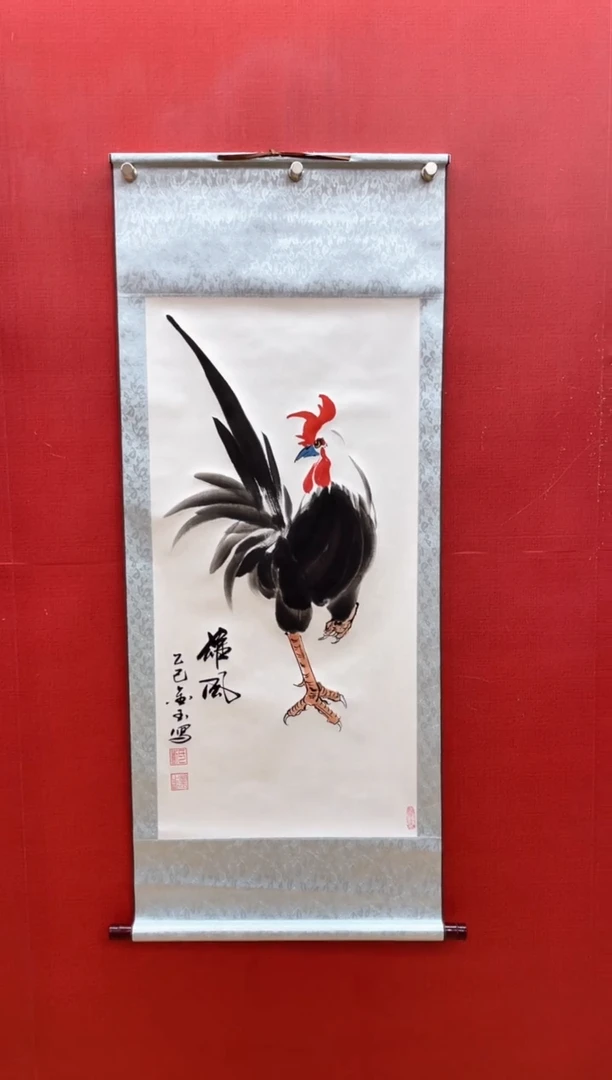 【闪购商品】国画【雄风】刘金玉教授亲笔手绘