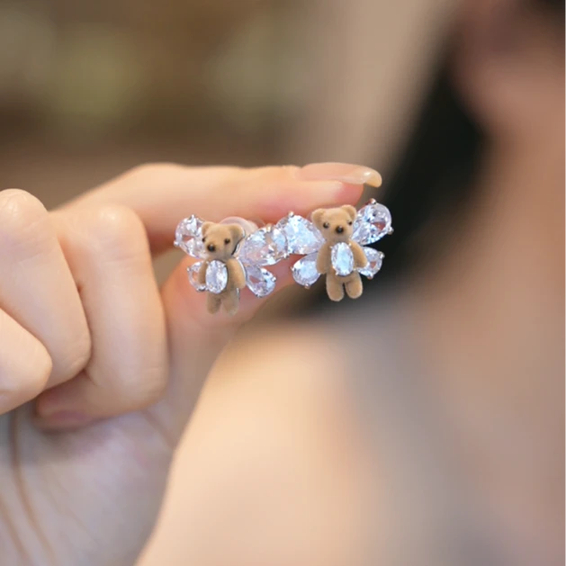 铜合金耳饰 时尚甜美耳饰 8338