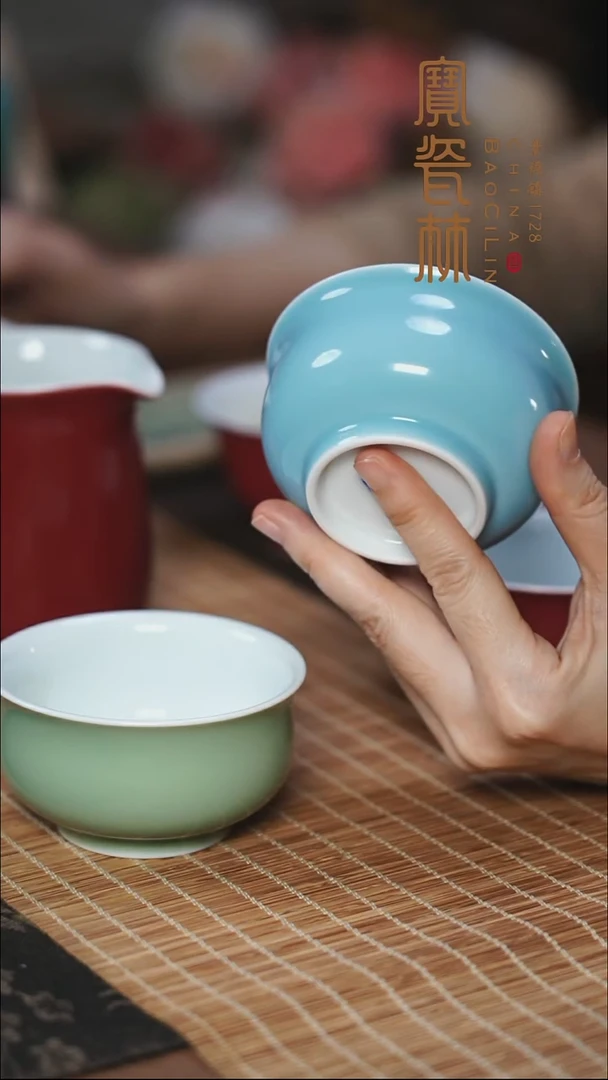 宝瓷林天青大炉式