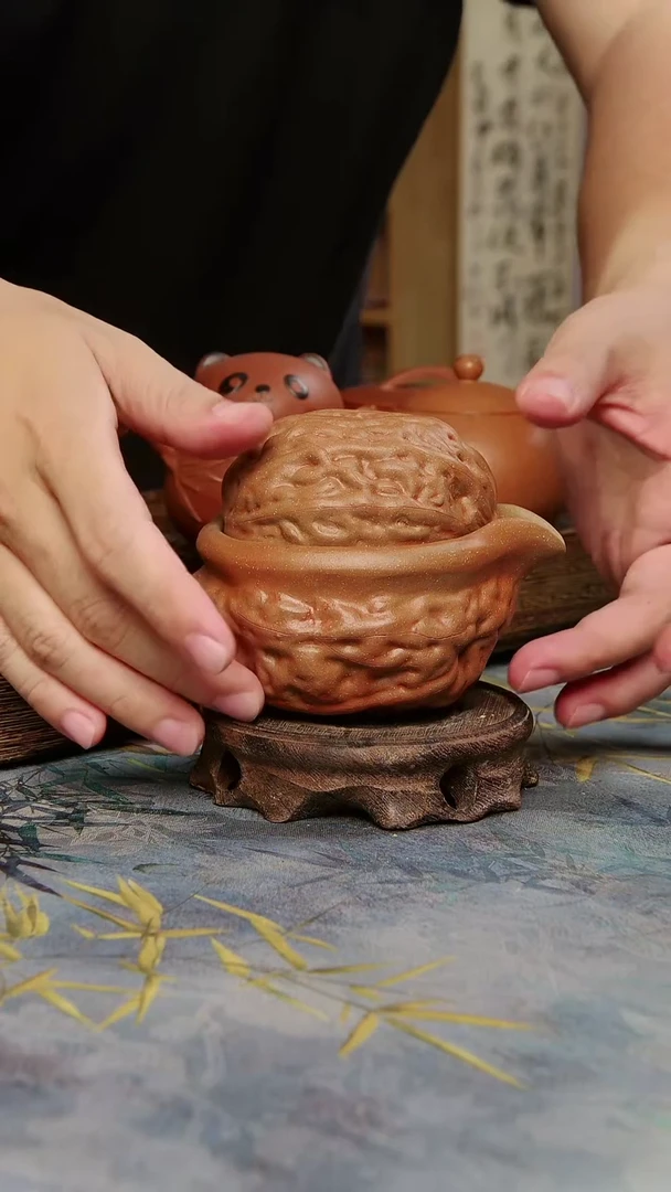 亘古福利分享@ 紫砂核桃壶