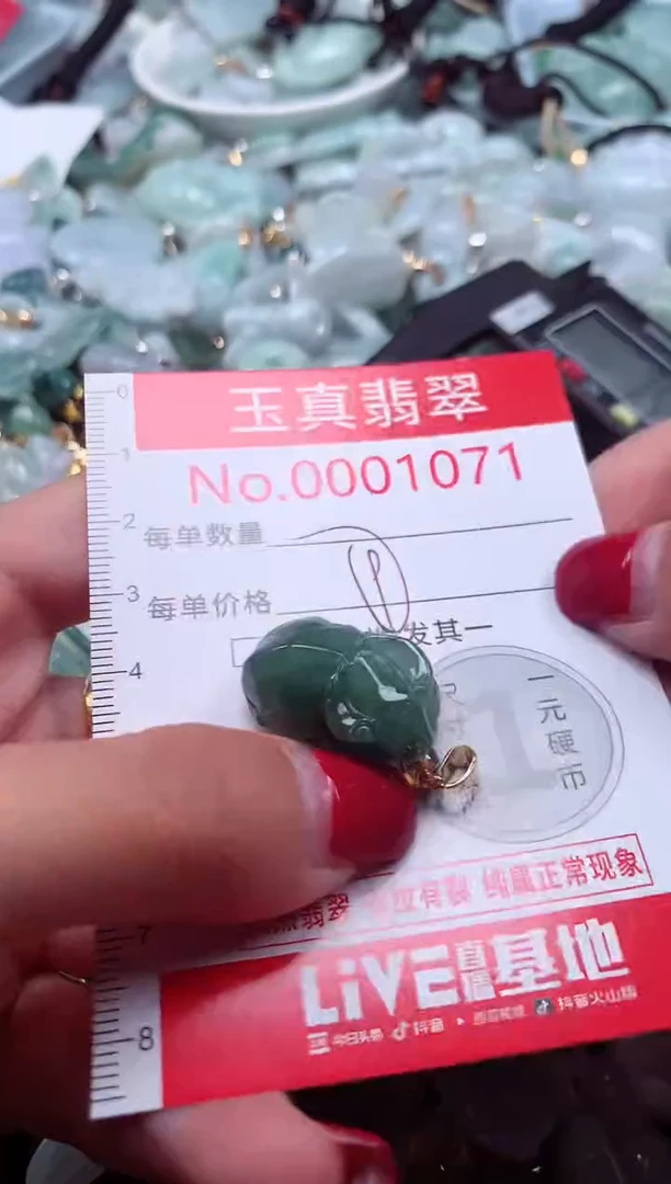 颈饰未镶嵌翡翠1071