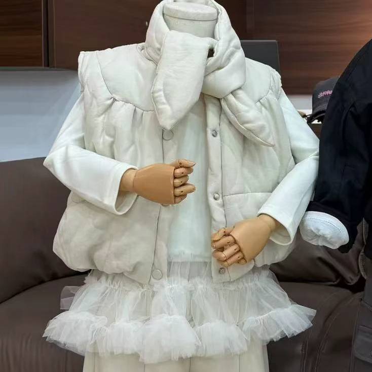 韩系小众加厚棉马夹