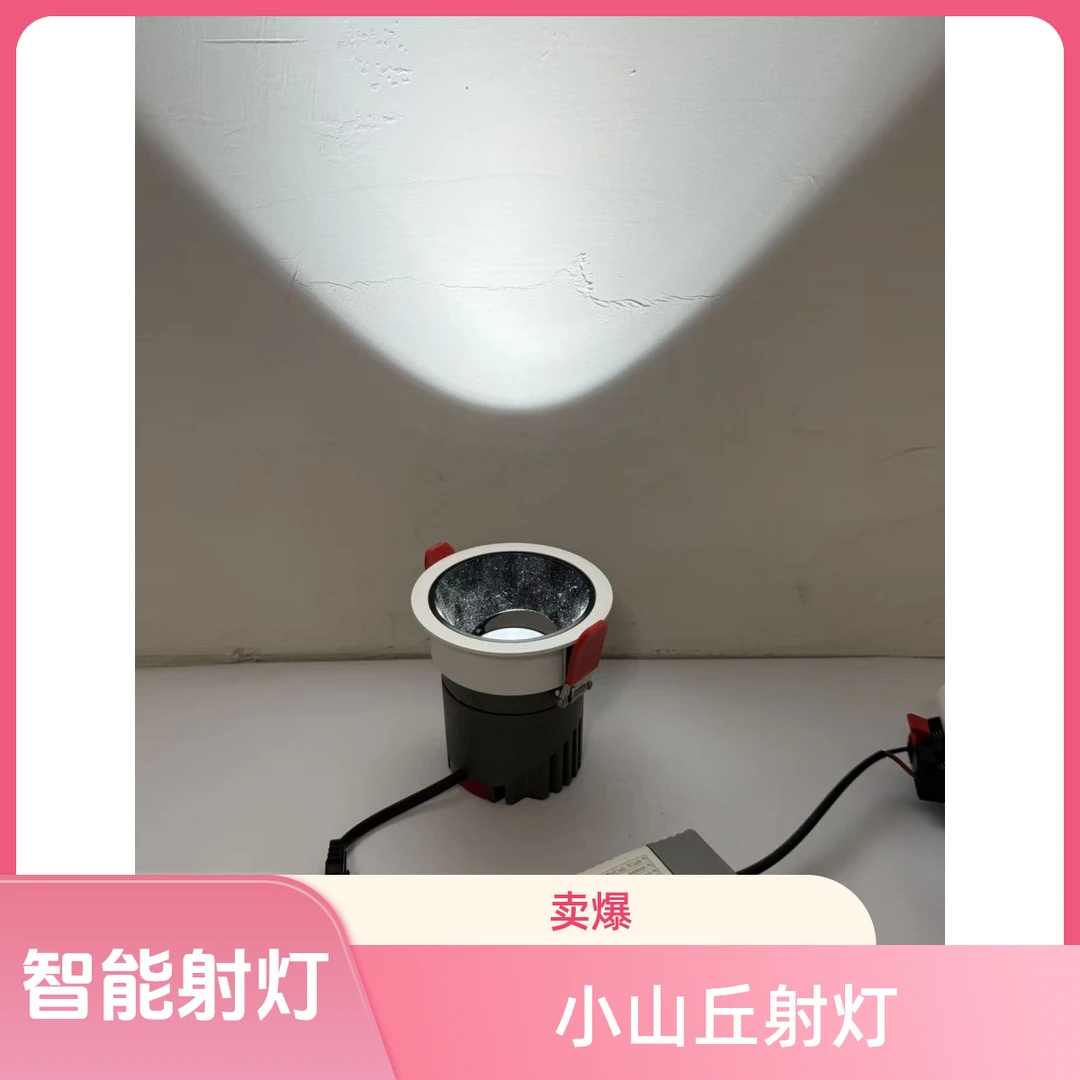 智能防眩客厅卧室餐厅射灯酒店饭店大厅预埋款洗墙灯方形双头格栅