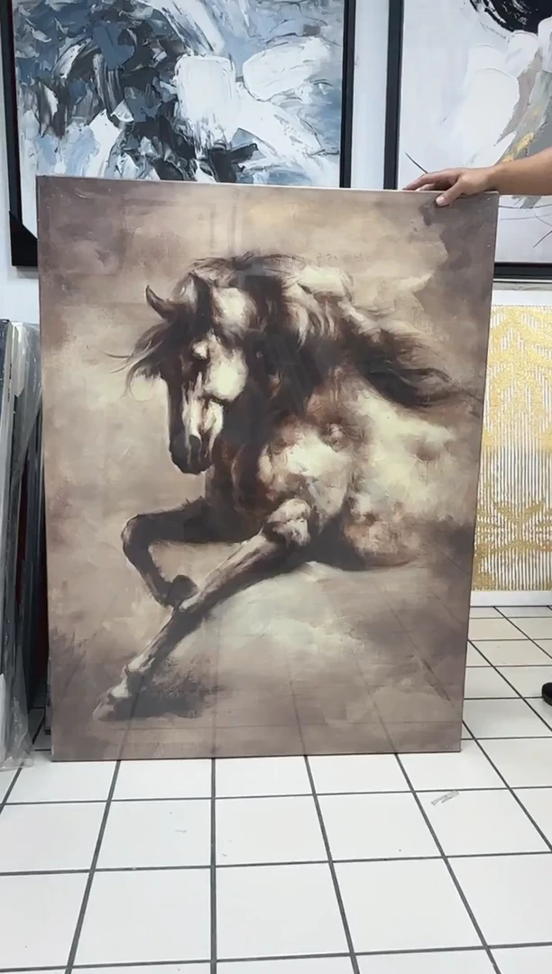 竖款168美术馆 装饰画120*90