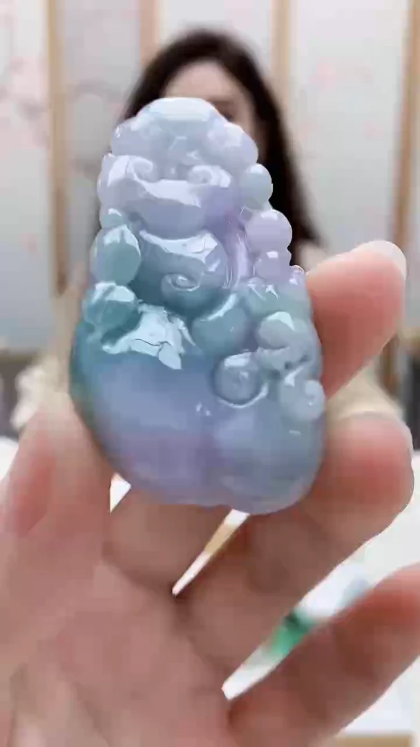 未镶嵌定制翡翠4829ry-毛货挂件39