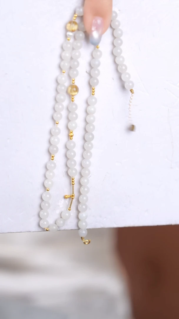 和田玉18K金镶嵌项链@@@@@@@@