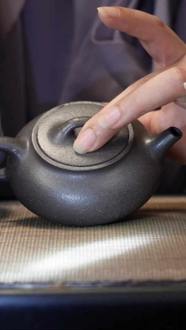 茶壶紫砂天青卡盖石瓢150CC