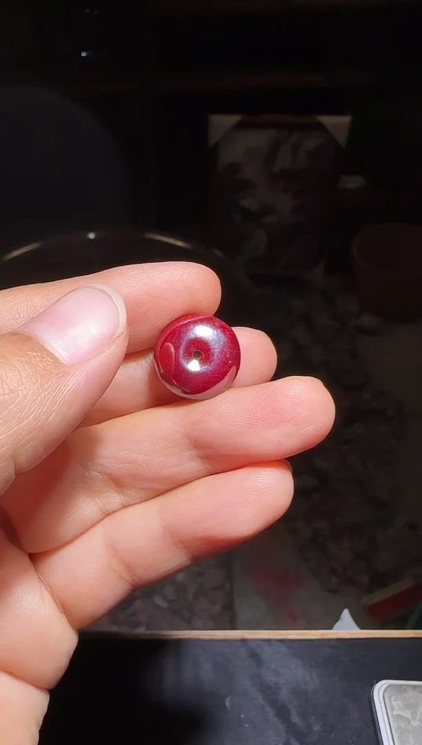 天然辰砂朱砂平安扣17