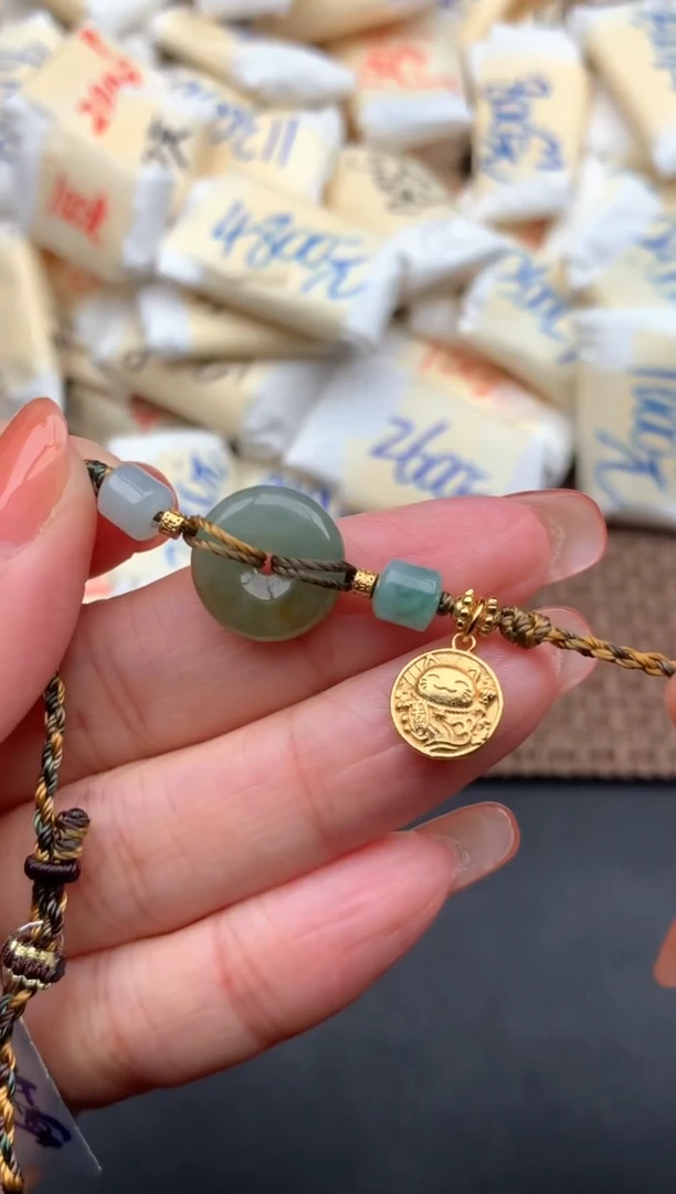 银S925镶嵌挂件翡翠1