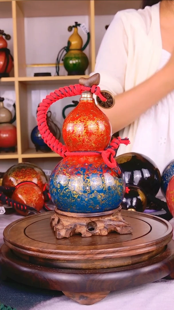 一物一拍 大漆酒葫芦 真葫芦真大漆195