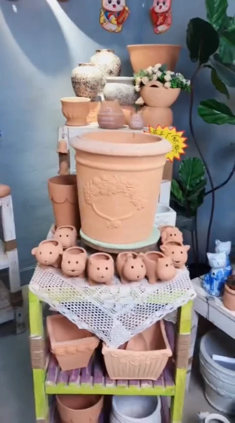 红套手压花环盆大盆正品