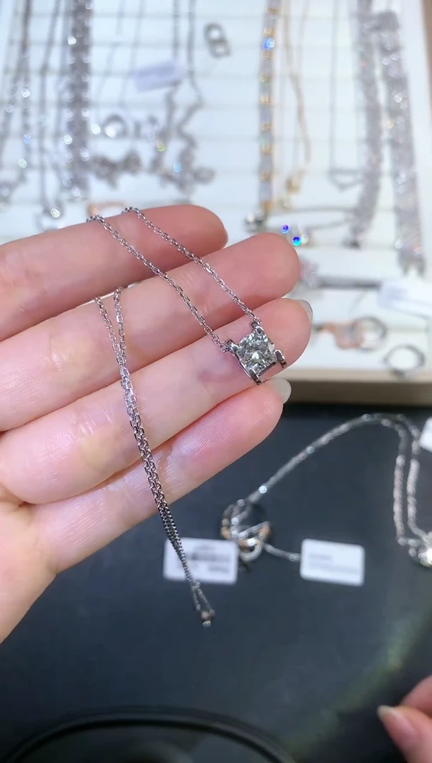 【闪购商品】钻石套链铂Pt950镶嵌S335|13800