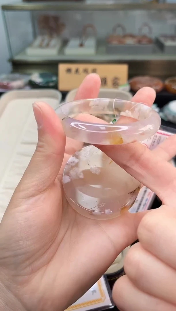 未镶嵌手镯石英质玉56圈口（赠品镯心）3749461