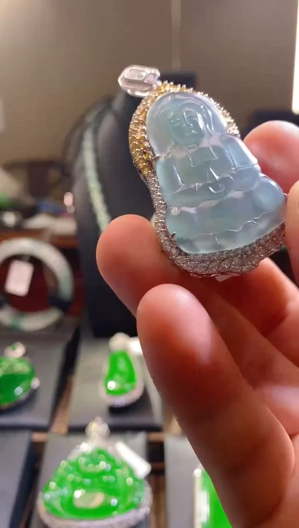 【闪购商品】翡翠颈饰未镶嵌翡翠吊坠