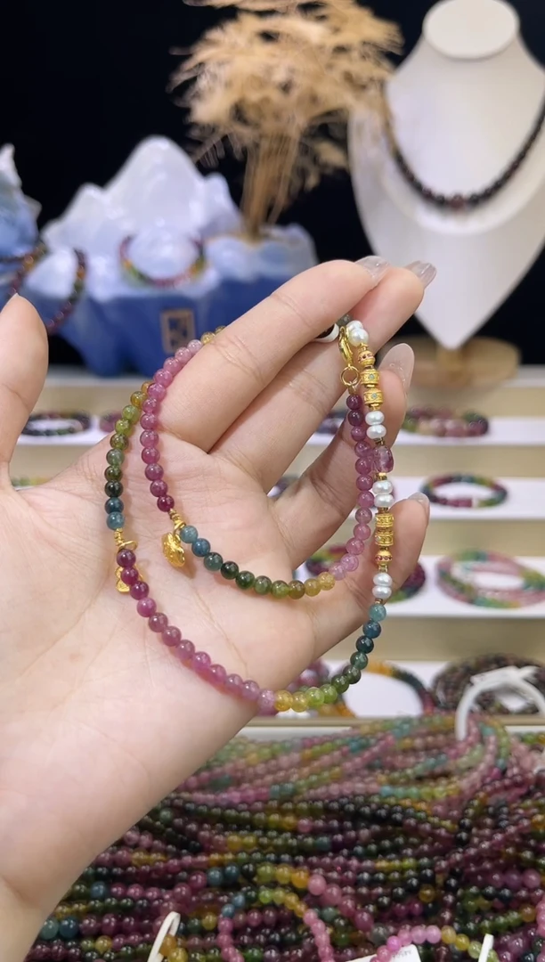 【闪购商品】碧玺/未镶嵌碧玺项链多样性发货