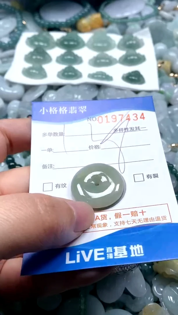 【闪购商品】翡翠颈饰未镶嵌闪购商品0197434