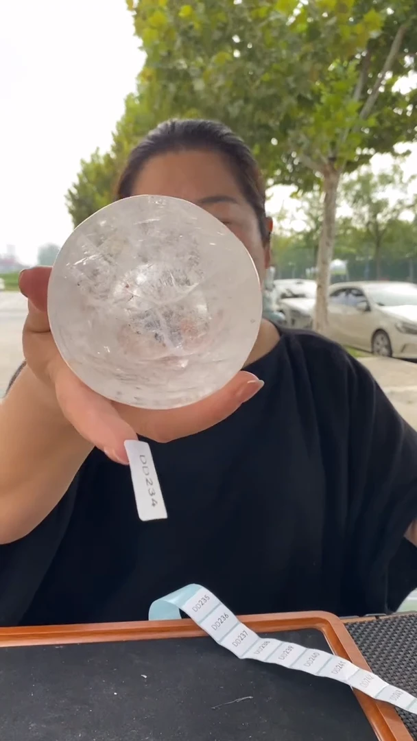 未镶嵌珠宝半成品水晶白水晶碗D234