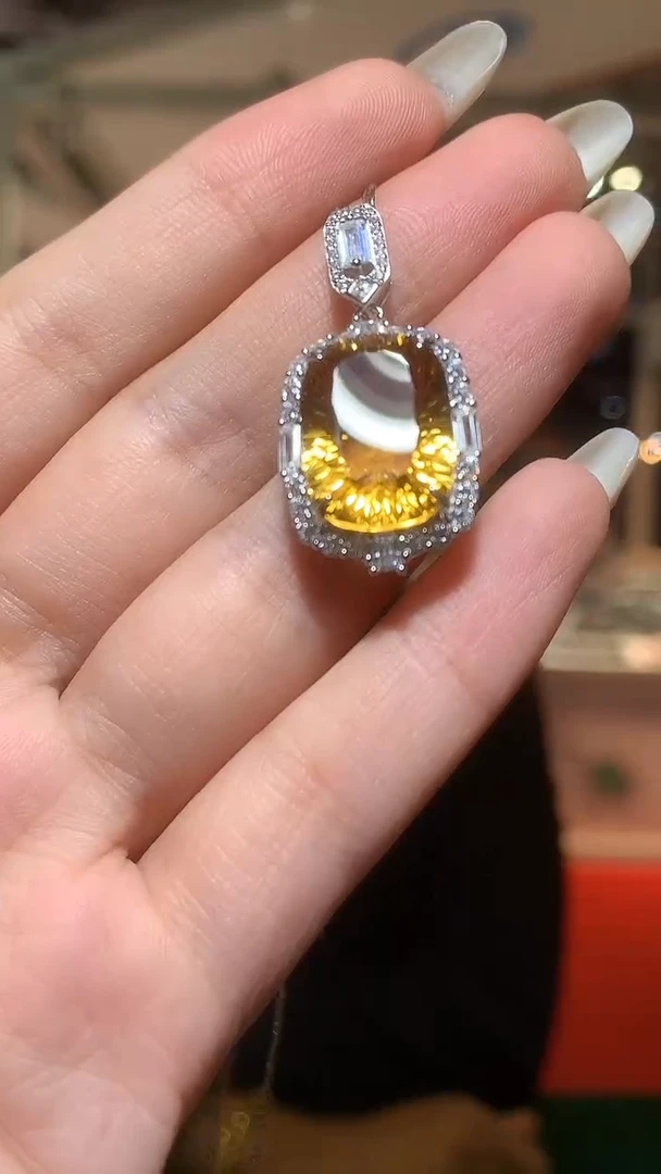 颈饰银S925镶嵌水晶【宝石世家严选】