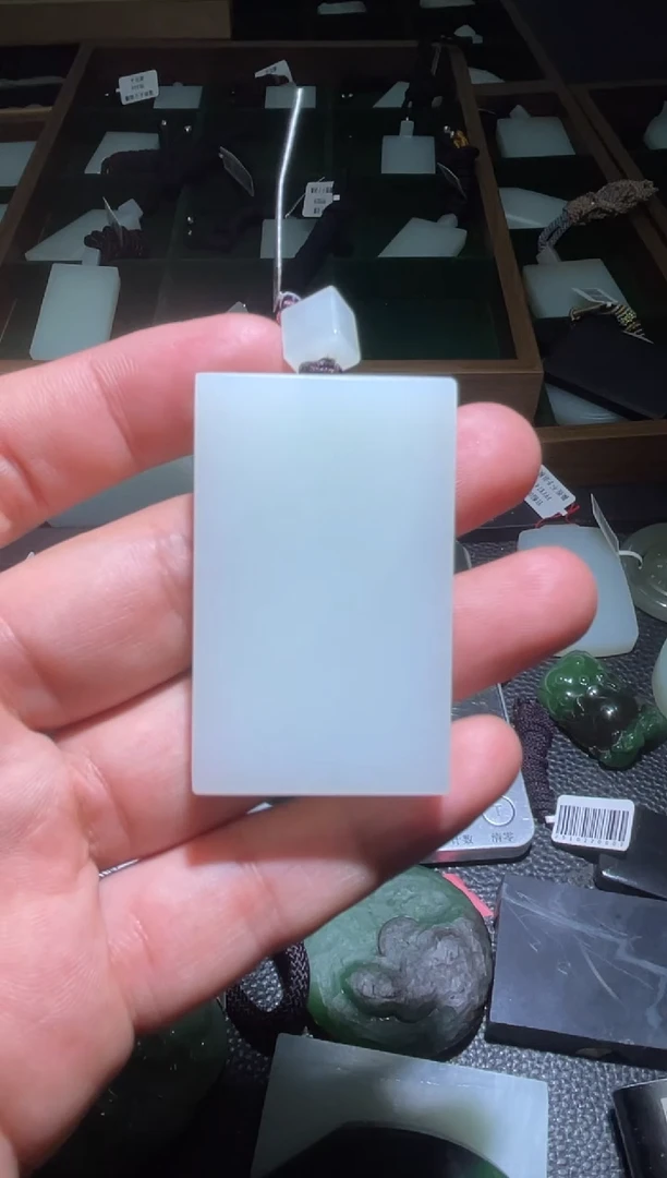 未镶嵌和田玉挂件挂件35微矿点