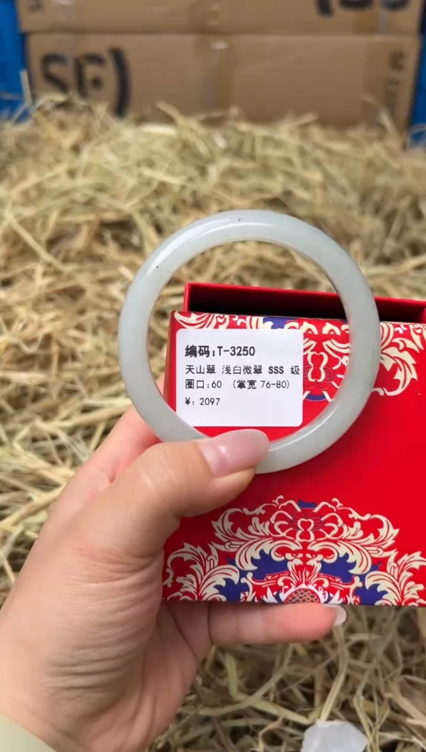 未镶嵌手镯石英质玉T-3250