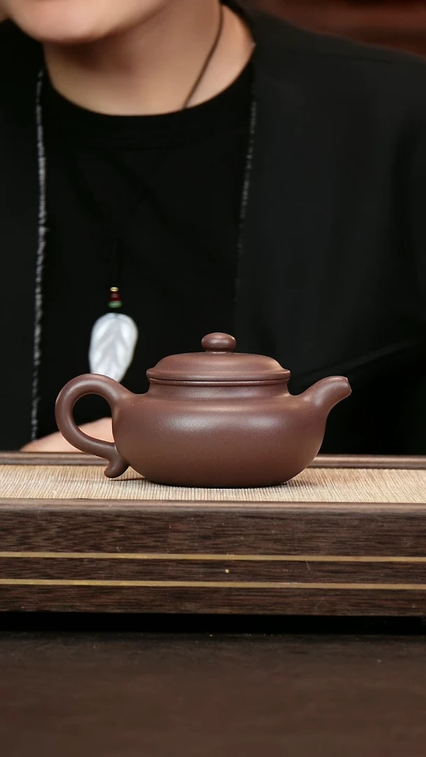 茶壶紫砂原矿四号井底槽清 仿古240cc