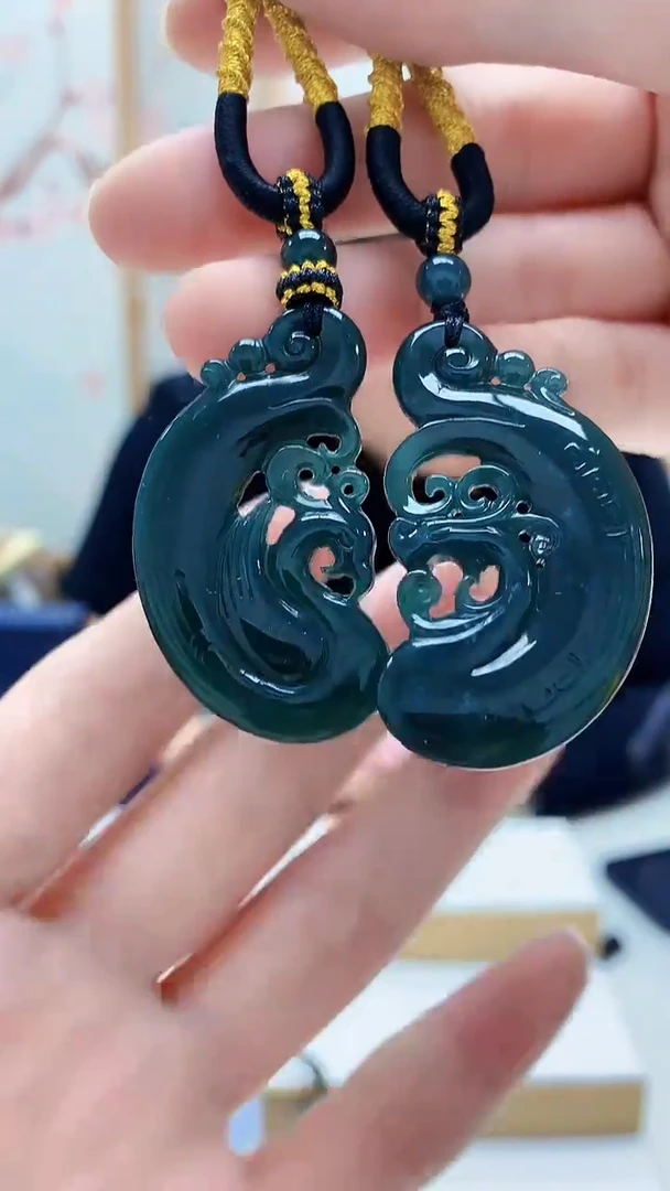 未镶嵌定制翡翠5060ry-毛货挂件29