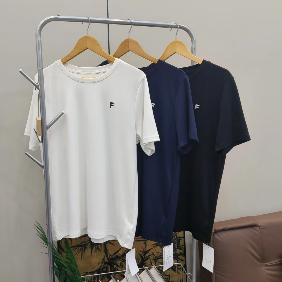 【主播推荐】男士F字母基础款运动圆领T恤11662