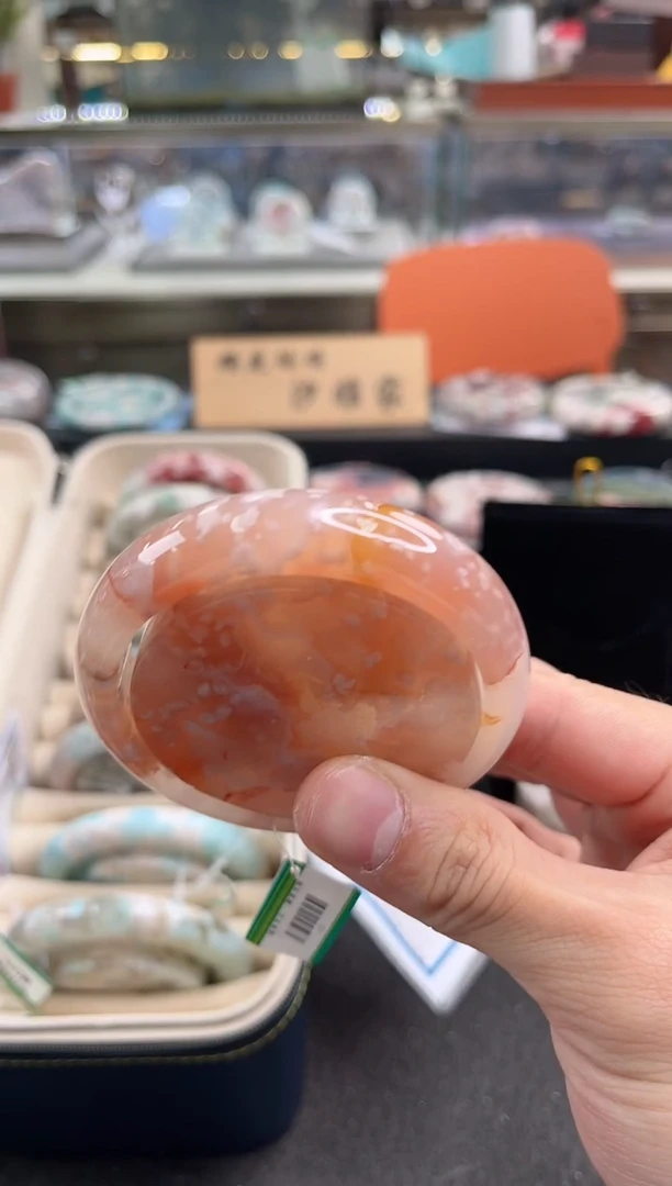 未镶嵌手镯石英质玉尘*丷圈口（赠品镯心）